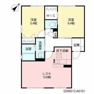 パーク サイト I番館【1階】の間取り