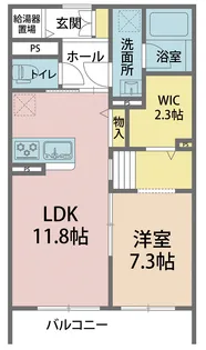 Grand Peach【3階】の間取り