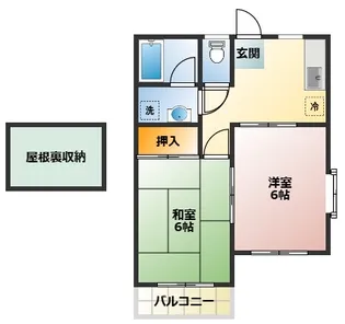 サンパレスY【1階】の間取り