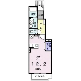 サニーレジデンス【1階】の間取り