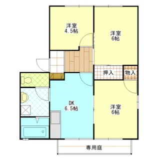 エスポワール清見【1階】の間取り