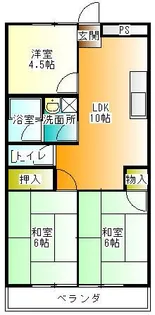 メゾン瀬谷【4階】の間取り