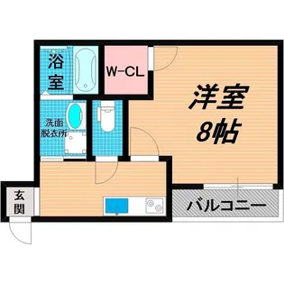 フジパレス滝井元町II番館【1階】の間取り