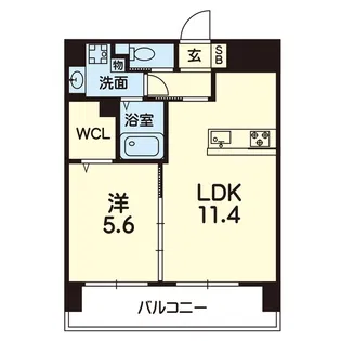 リバティハウス近見【3階】の間取り