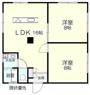 湖眺庵II【2階】の間取り