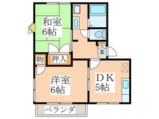 シャトレ エトウ【2階】の間取り