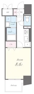 Artio Domani【3階】の間取り