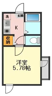 ボンボニエール新小岩【2階】の間取り