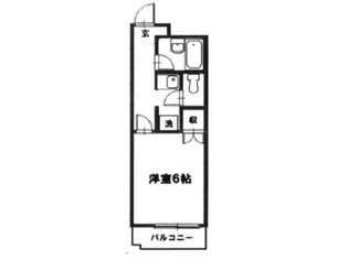 カーザ・モンターニャ【1階】の間取り