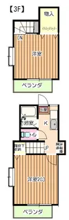 ホークロード【2階】の間取り