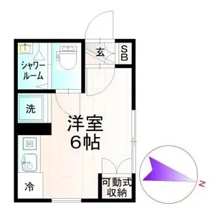 D-BASE田端【5階】の間取り
