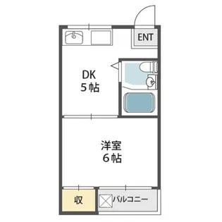 パークサイド東【2階】の間取り