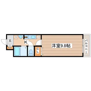 アルバ市名坂【1階】の間取り