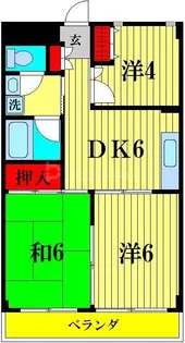 ラックフィールド【5階】の間取り