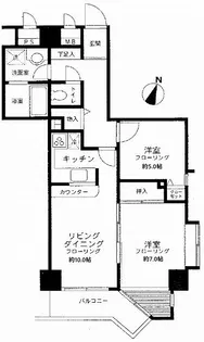 ノバガーデン代々木【6階】の間取り