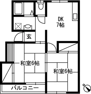 群馬県前橋市亀里町【アパート】の間取り