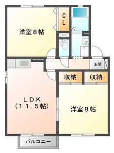 グランタイル高岡 C【1階】の間取り