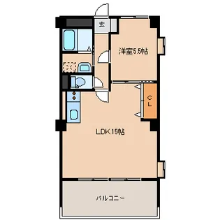 群馬県前橋市元総社町【マンション】の間取り