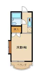 ルネッサ北里【2階】の間取り