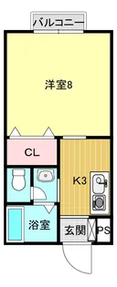 新潟県新潟市秋葉区東島【アパート】の間取り