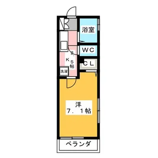 ヒカリハイツ【1階】の間取り