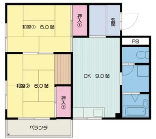 堀井マンション 南館【2階】の間取り