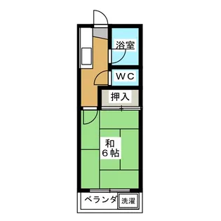 第1幸銀荘【1階】の間取り