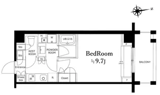 パルテメゾン中落合【3階】の間取り