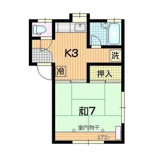 キャッスル栄 B【2階】の間取り