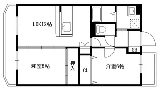 インフィニティ出水II【3階】の間取り