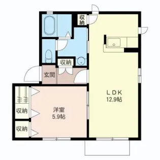 GARDEN PLACE II(ガーデン プレイス II)【1階】の間取り