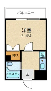 ピア中野新井【2階】の間取り