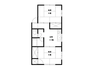 グリーンハイツ【2階】の間取り
