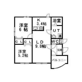 リヴィエール【3階】の間取り