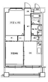 You Stage Shikatani【3階】の間取り