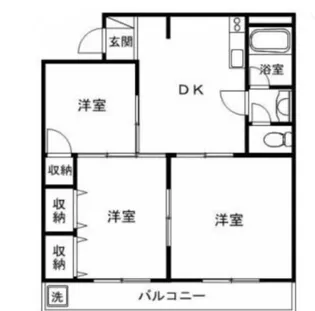 トピカf源藤 東【3階】の間取り
