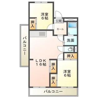 SUN HEIGHTS【3階】の間取り
