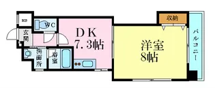 ビバーチェ平野町【2階】の間取り