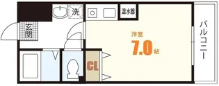 JSビル祇園【2階】の間取り