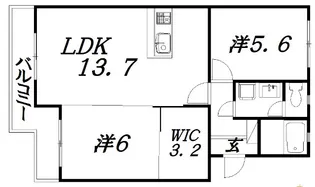 静岡県浜松市中央区北島町【マンション】の間取り