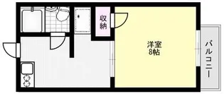 レピュートウエハラ【2階】の間取り