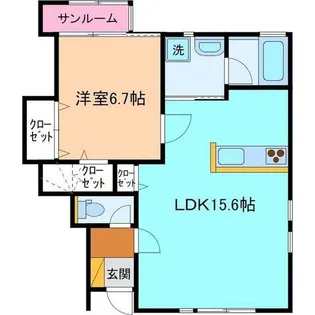 Jin A棟・B棟【1階】の間取り