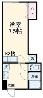 十字ビル【3階】の間取り