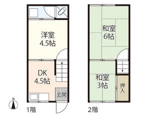 川本アパート【1階】の間取り