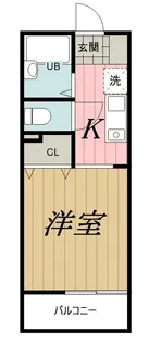 千葉県千葉市稲毛区黒砂台3【アパート】の間取り