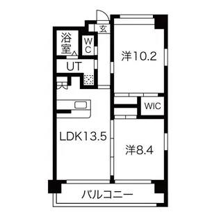 シャンスマイル【3階】の間取り
