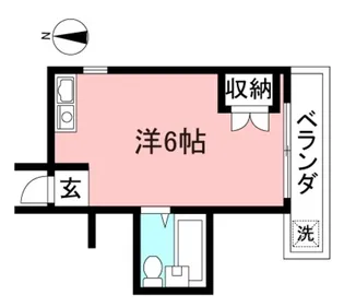 西田方1階【1階】の間取り