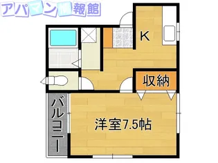 ヨーロピアンフルフル【2階】の間取り