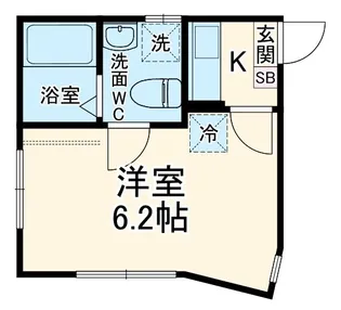SBメゾン南鳩ヶ谷【1階】の間取り