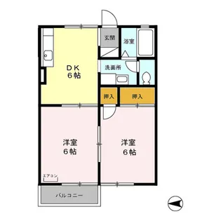 千葉県市原市山木【アパート】の間取り